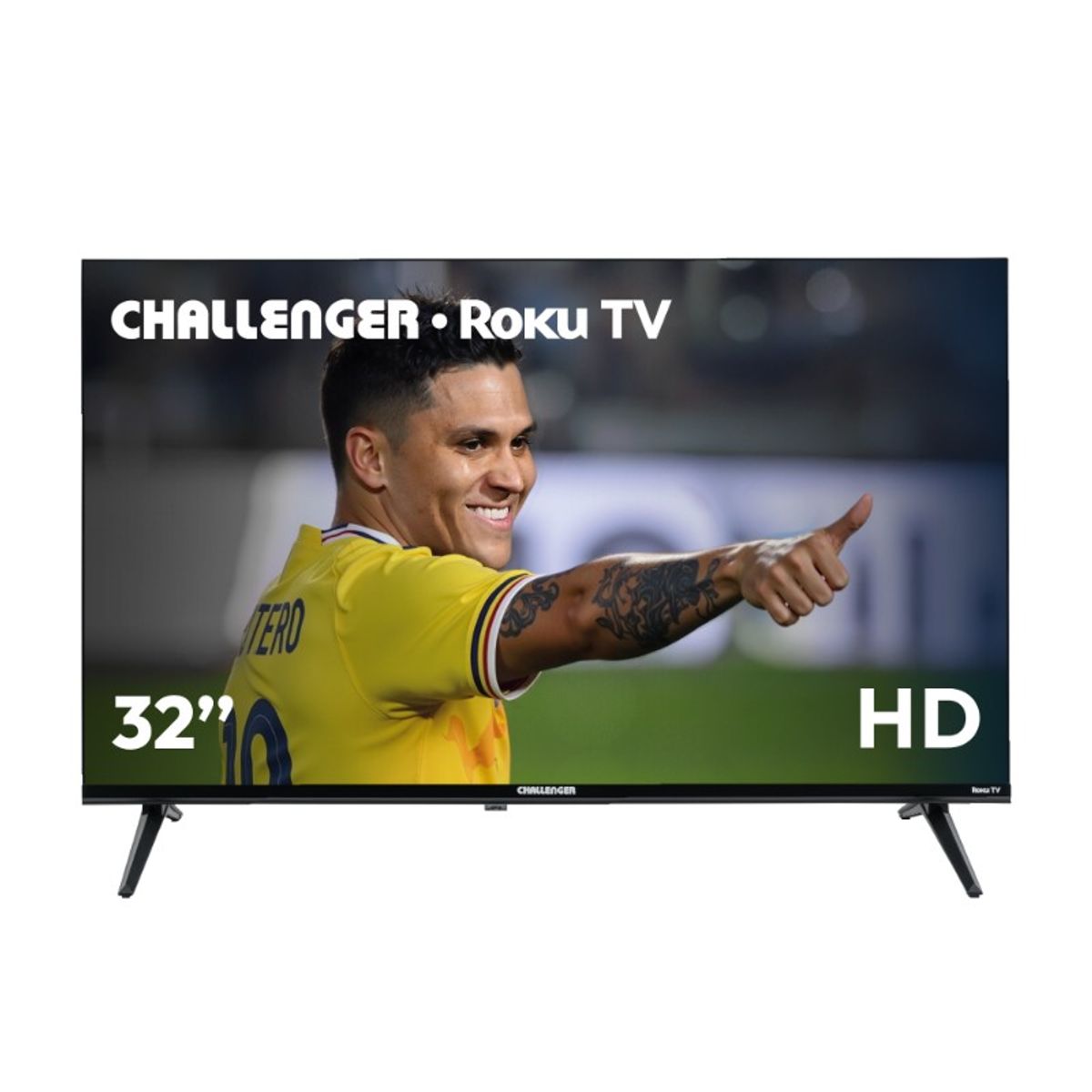 CHALLENGER - Televisor CHALLENGER 32KR14 T2 ROKU HD