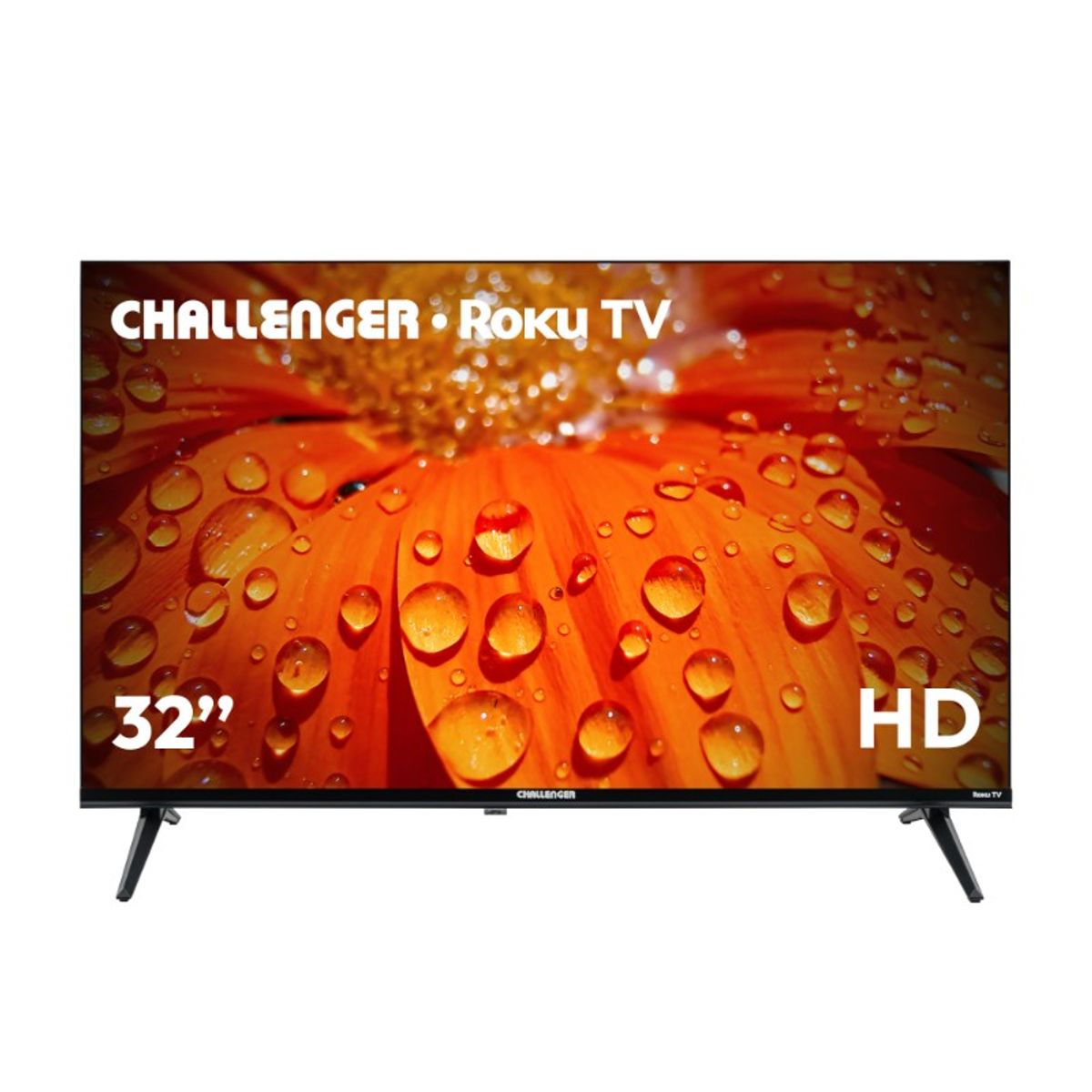 CHALLENGER - Televisor CHALLENGER 32KR14 T2 ROKU HD