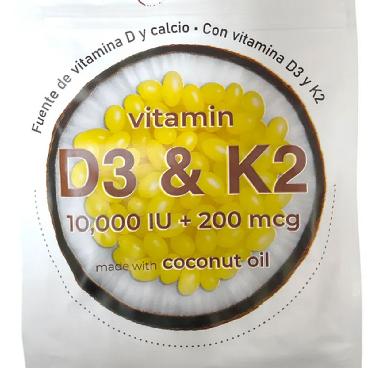 GENERICO - Vitamin D3 Y K2 Original 90 capsulas