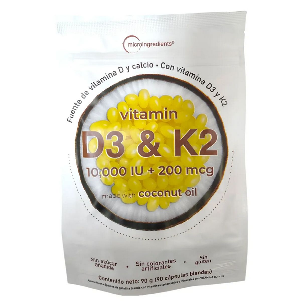 GENERICO - Vitamin D3 Y K2 Original 90 capsulas