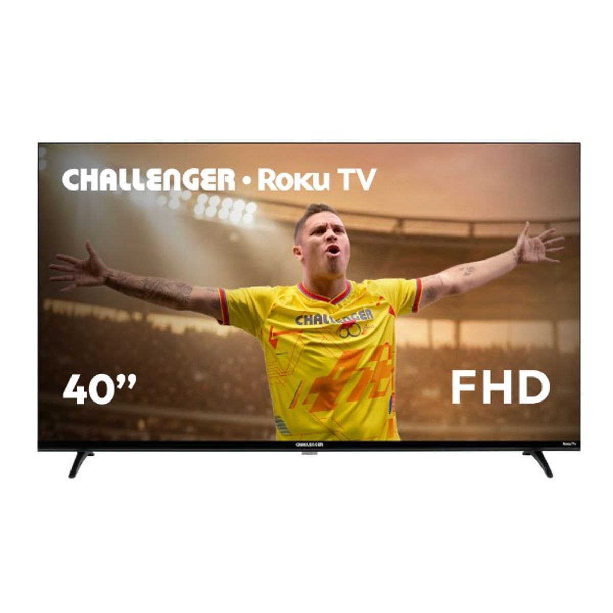CHALLENGER - Televisor CHALLENGER 40KR14 T2 ROKU FHD ROKU