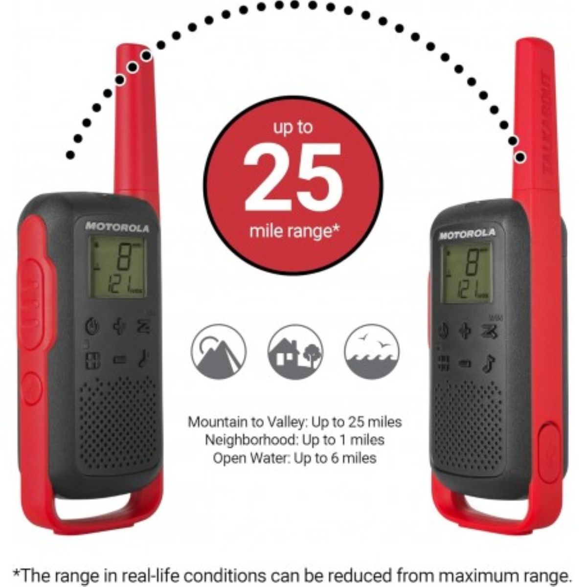 MOTOROLA - Radios Motorola Solutions Talkabout T210 Kit X2