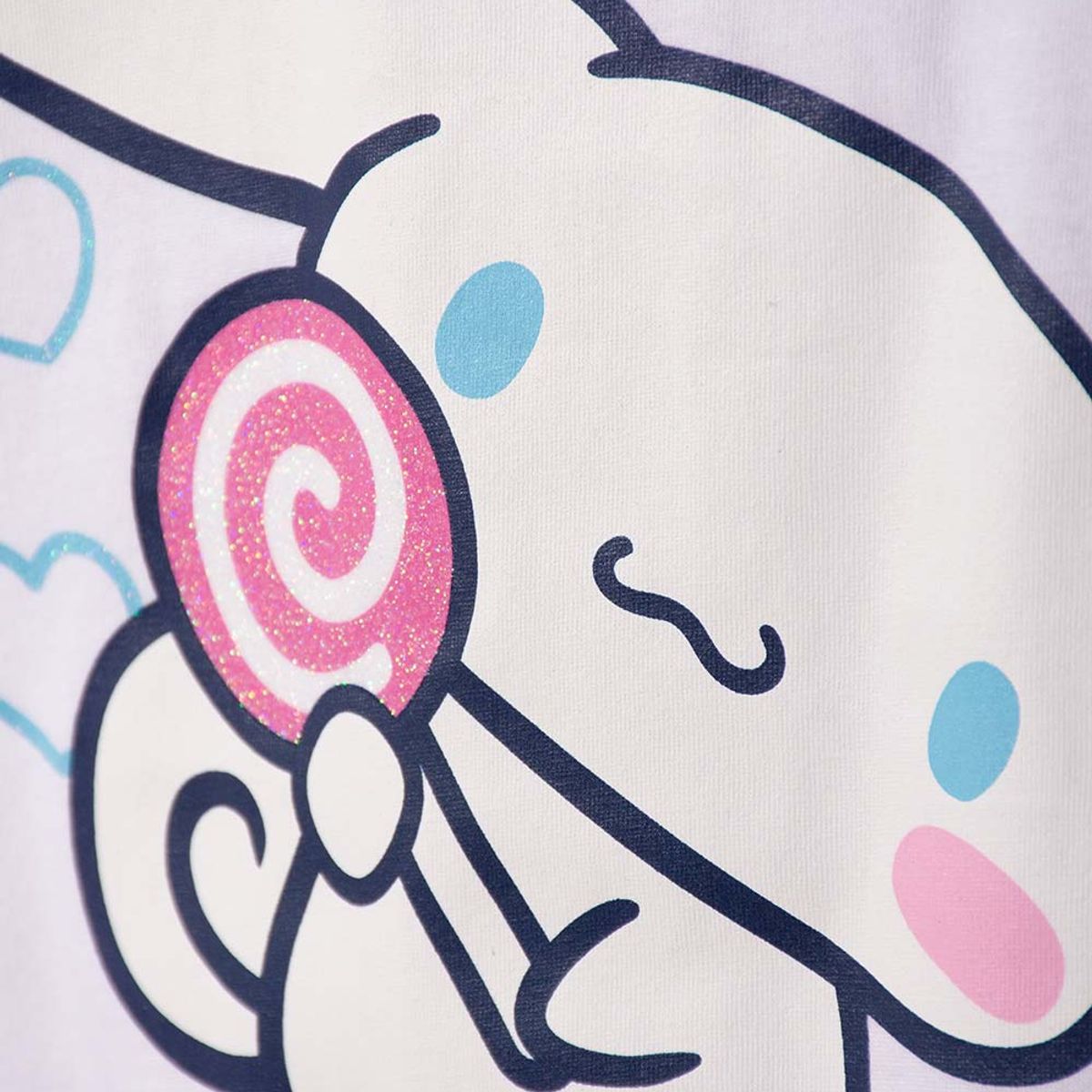 HELLO KITTY - Camiseta de Cinnamoroll manga corta blanco para niña 2T a 6T