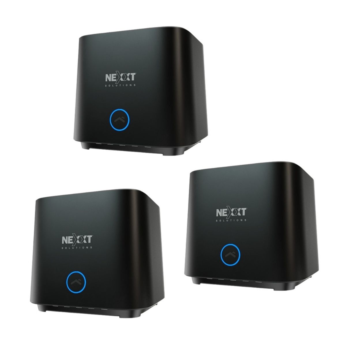 NEXXT SOLUTIONS - Pack x3 Router Nexxt Bolt Ac1200, Wi-fi 5, Tecnología Mesh, Compatible Google Home  Alexa  Siri