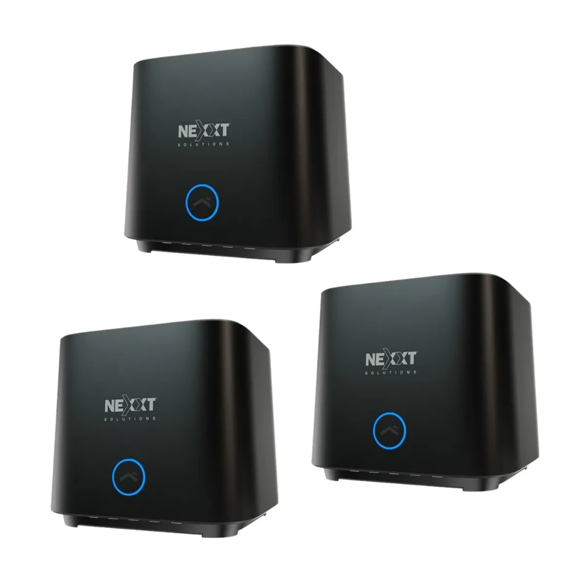 NEXXT SOLUTIONS - Pack x3 Router Nexxt Bolt Ac1200, Wi-fi 5, Tecnología Mesh, Compatible Google Home  Alexa  Siri