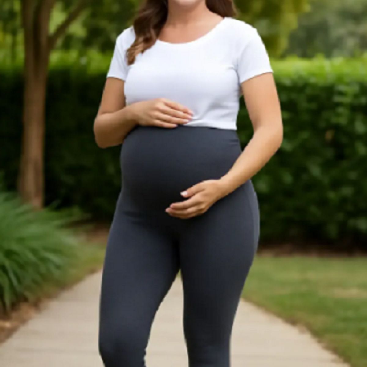 IKSA - Pantalones Leggins Algodón Para Embarazo, Comodidad Y Estilo