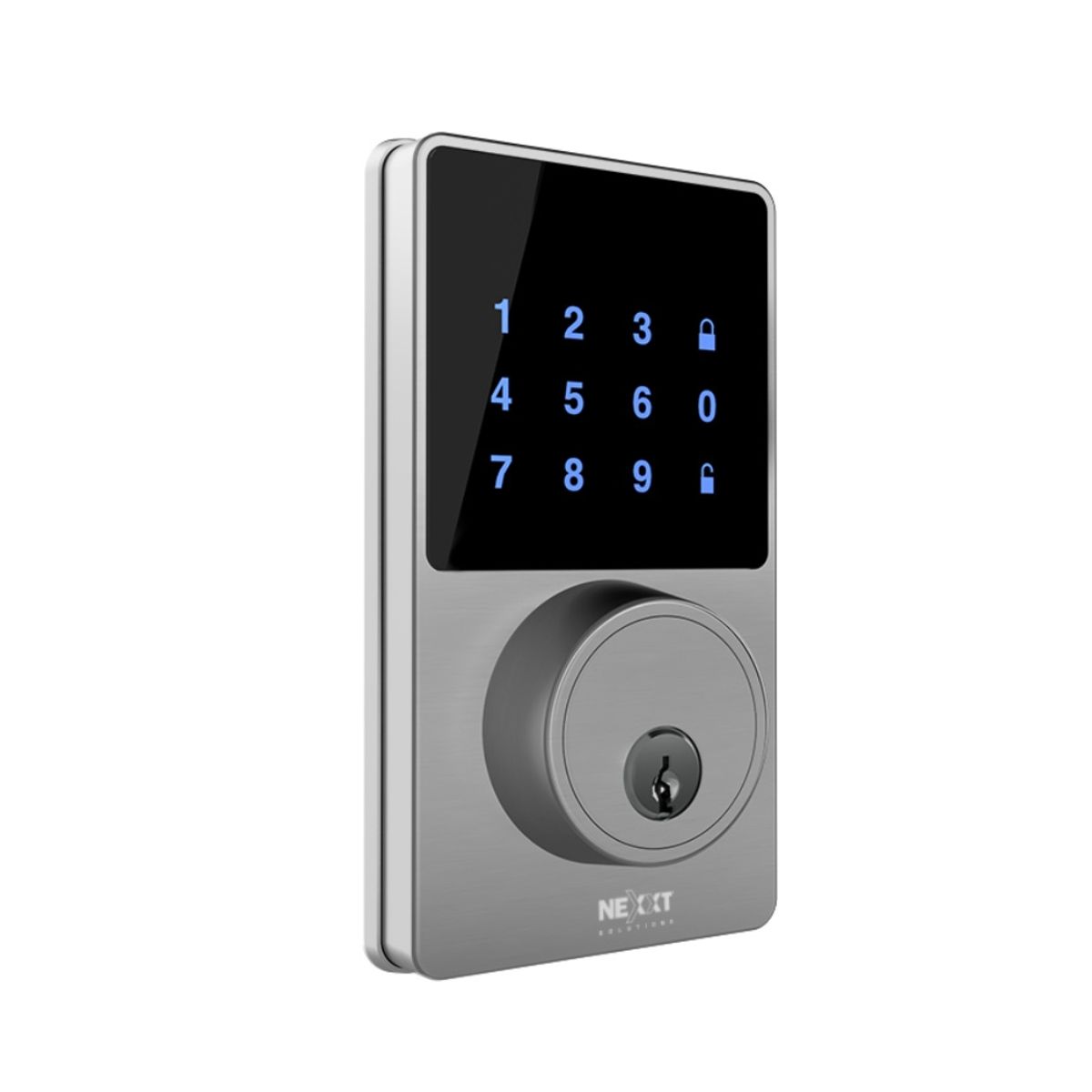 NEXXT SOLUTIONS - Cerradura Inteligente Nexxt NHS-D100 WiFi App Voz Alexa Google Assistant