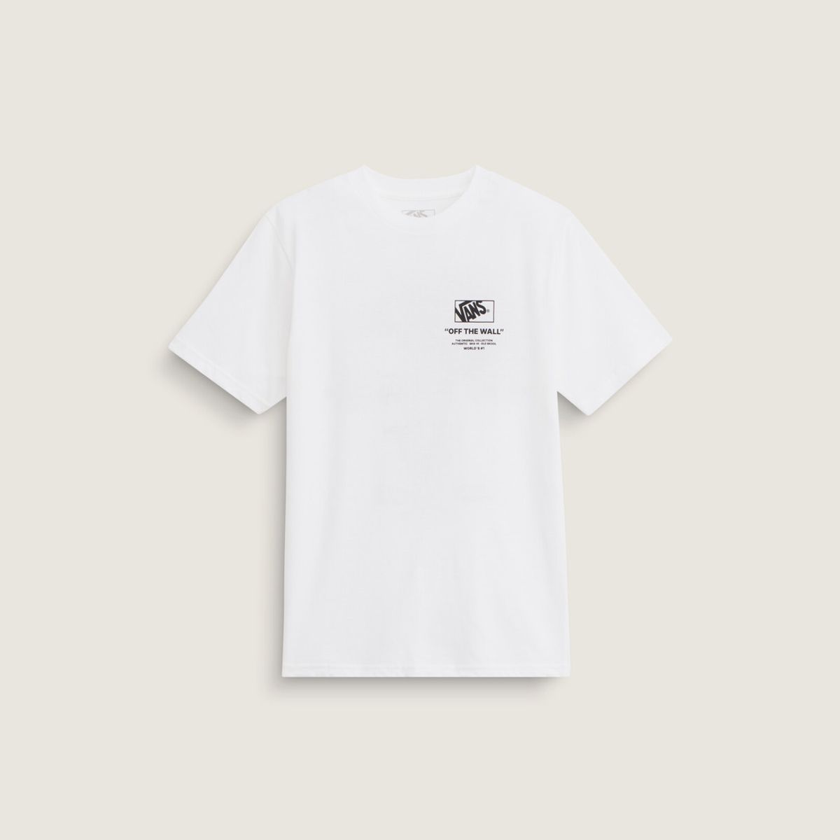 VANS - Camiseta Niño VANS STACKED HI SS Blanco VANS