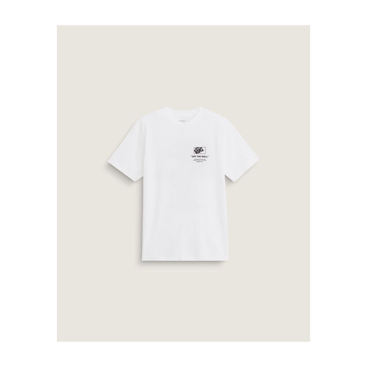 VANS - Camiseta Niño VANS STACKED HI SS Blanco VANS