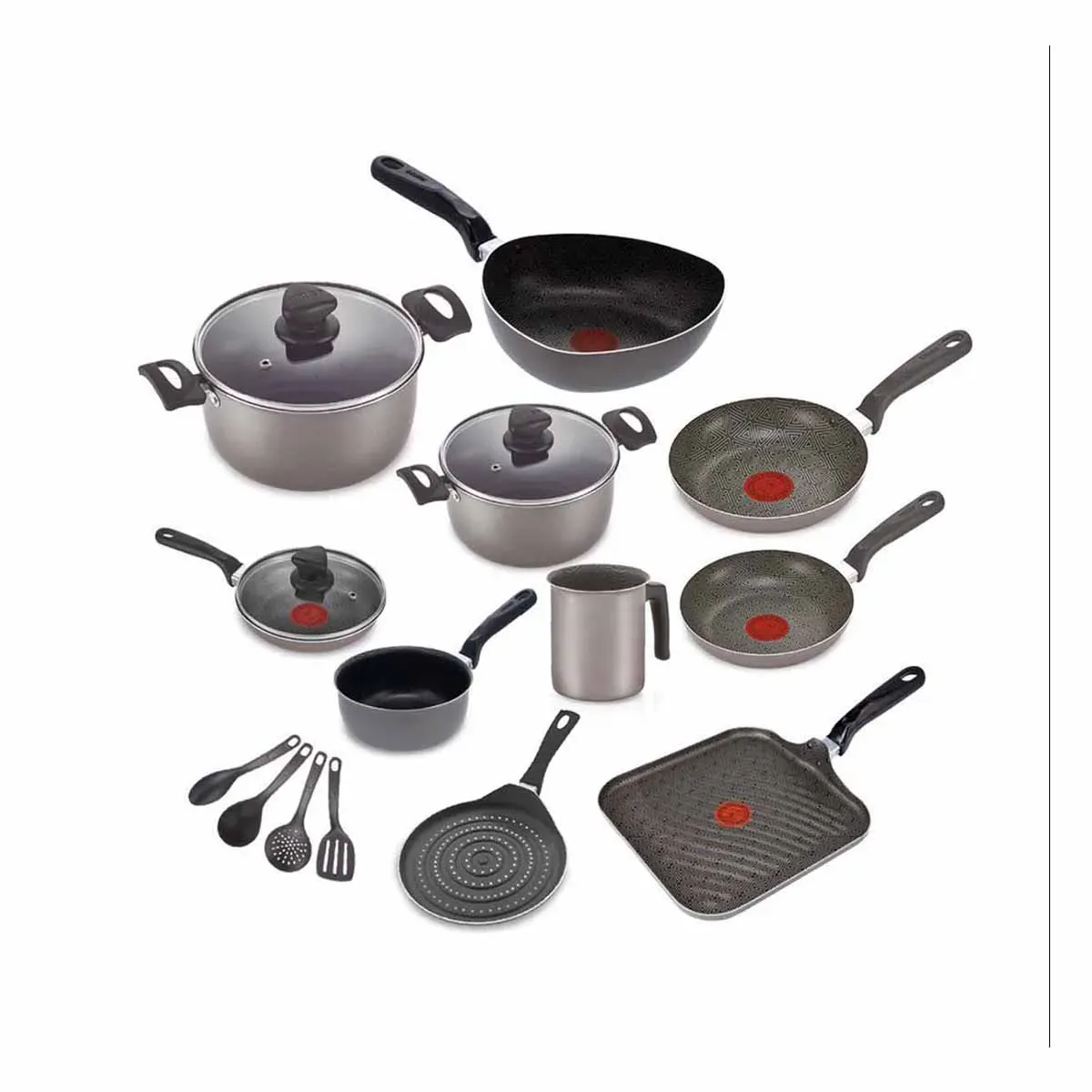 IMUSA - Batería de Cocina IMUSA Talent 17 Piezas Antiadherente