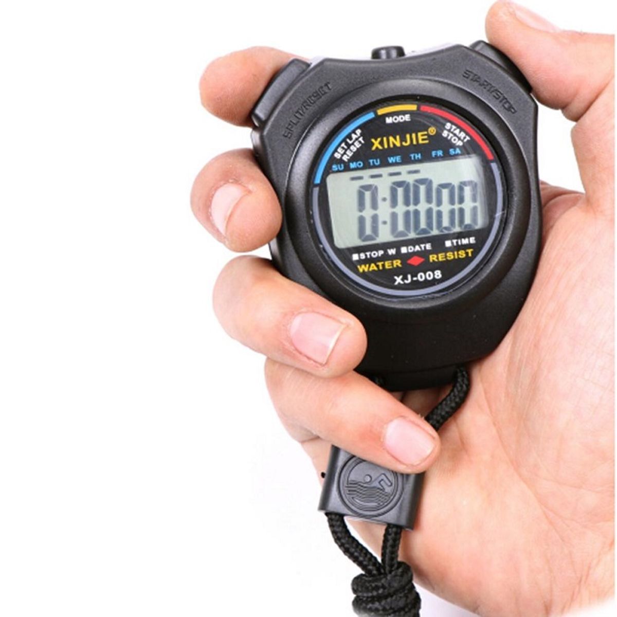 DEPORTES CBM - RELOJ CRONOMETRO CRONÓGRAFO TEMPORIZADOR CONTADOR ALARMA PORTÁTIL DIGITAL