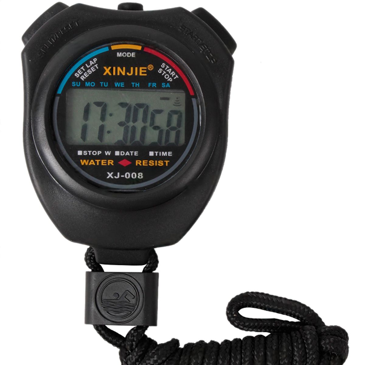DEPORTES CBM - RELOJ CRONOMETRO CRONÓGRAFO TEMPORIZADOR CONTADOR ALARMA PORTÁTIL DIGITAL