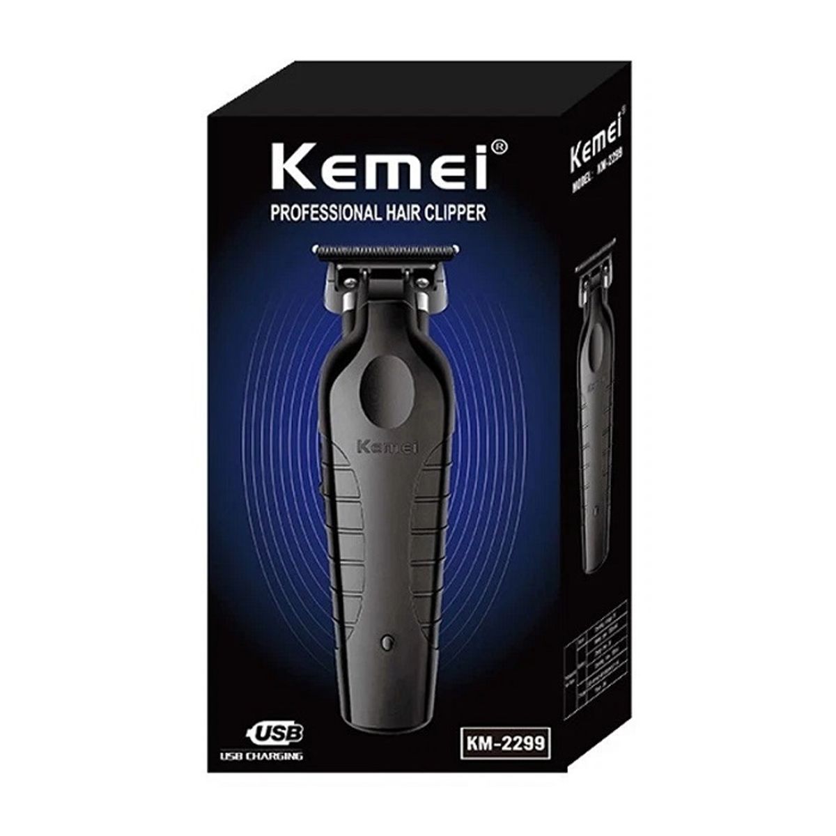 GENERICO - Cortadora de Pelo Eléctrica Kemei 2299