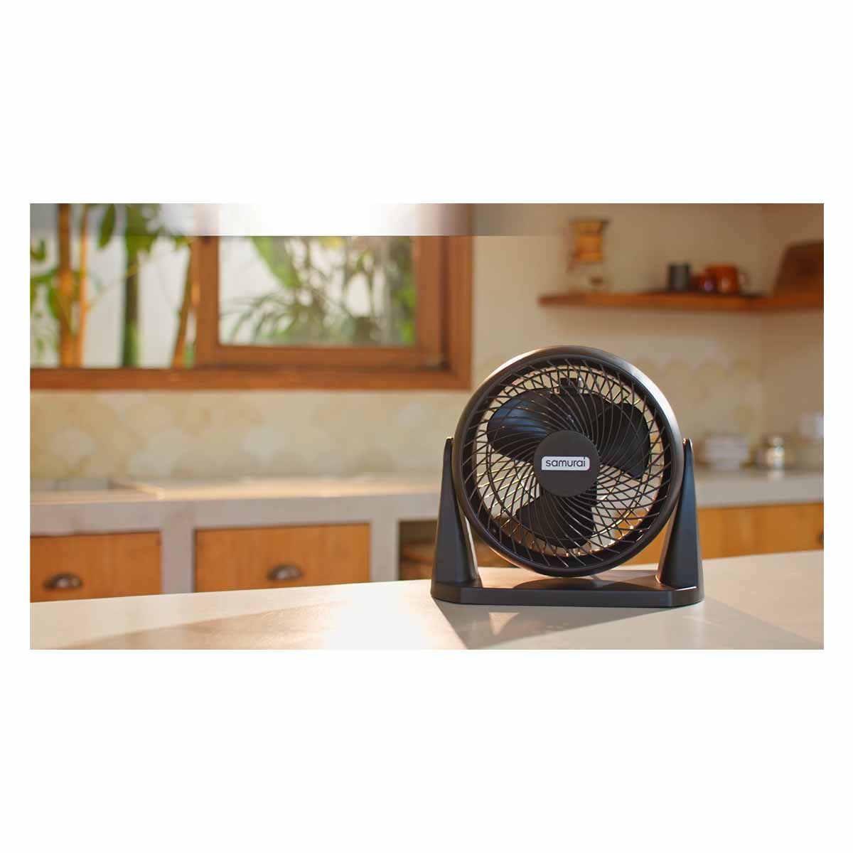 SAMURAI - Ventilador SAMURAI Compact Force 3 en 1 Negro