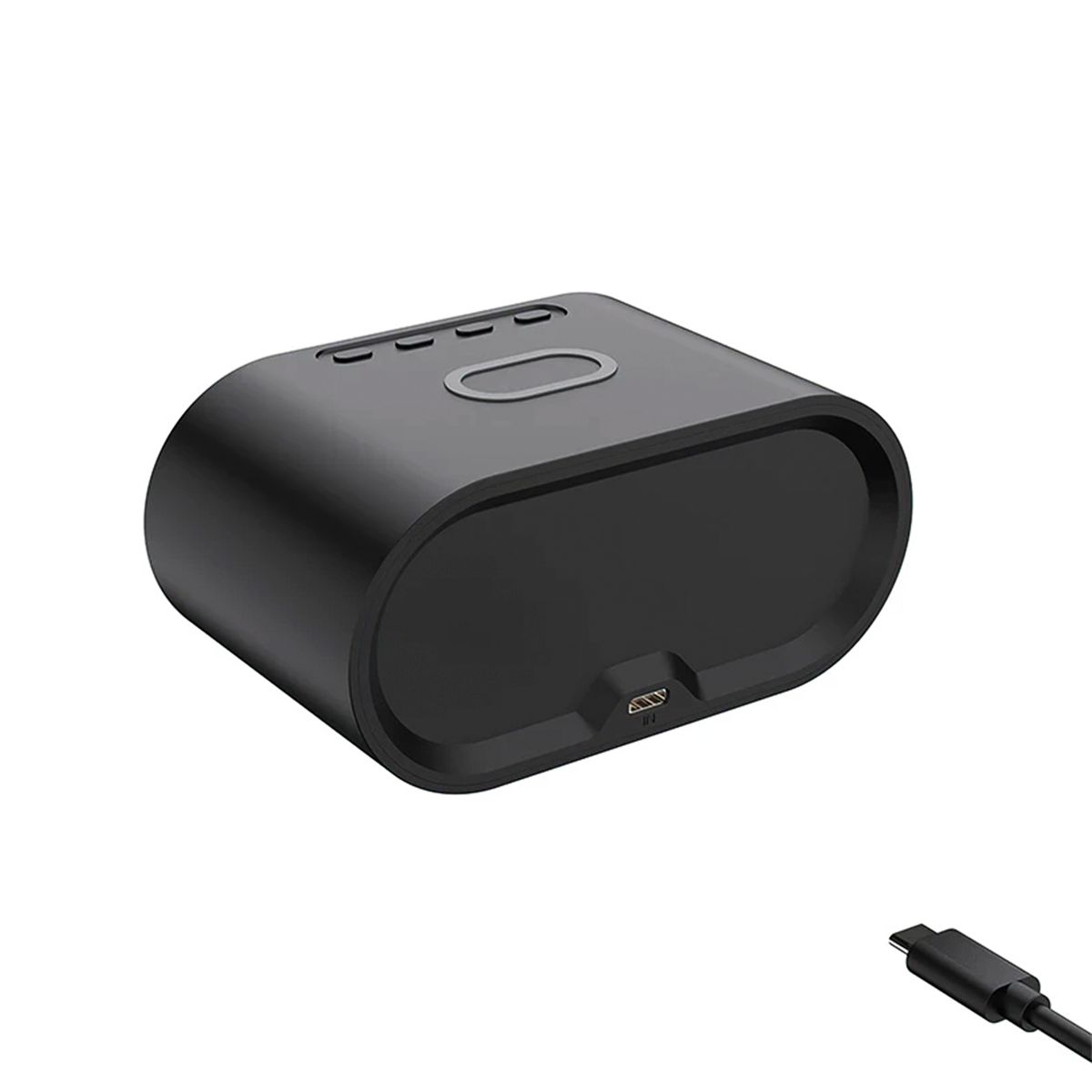 COMPRALOENCASA COM - Reloj Cargador Inalámbrico Despertador Espejo LED