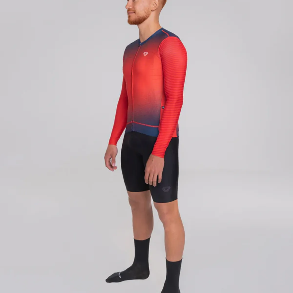 GW - Camiseta Alta Visibilidad Manga Larga Rojo