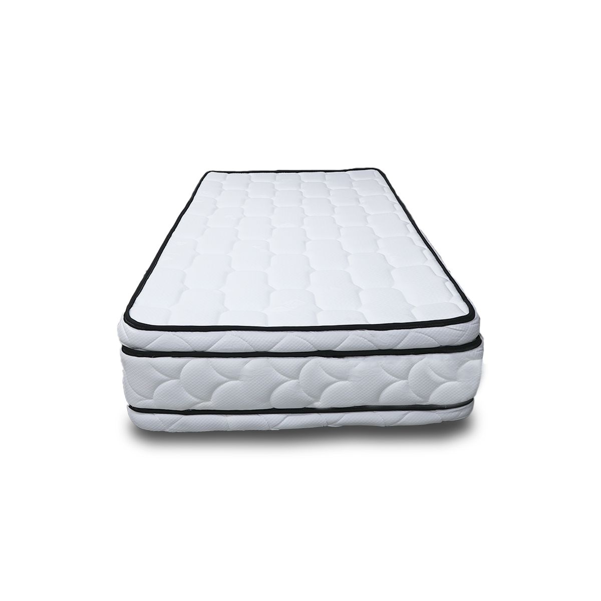 GENERICO - Colchon Nube Doble Pillow 160x190 Queen