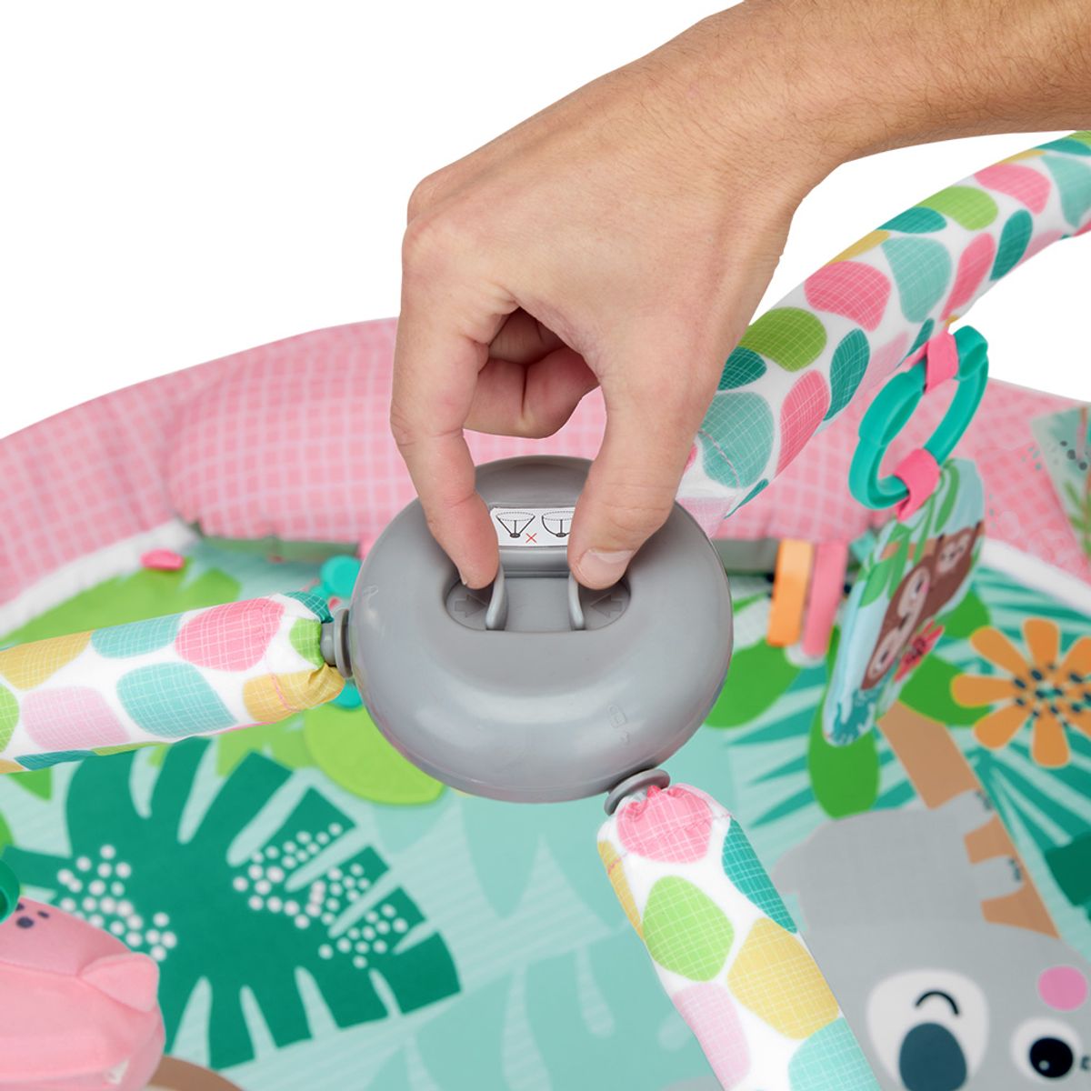 BABY EINSTEIN - Gimnasio Actividades Plegable Bright Starts 17556 Rosa