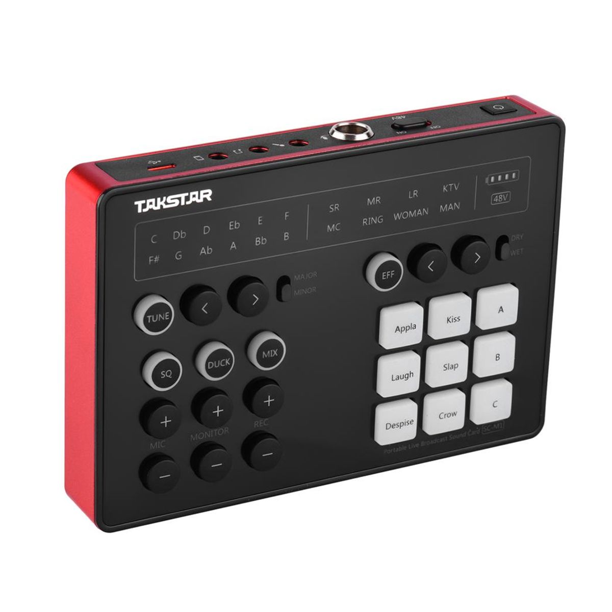 TAKSTAR - Interfaz De Sonido Portátil De Transmisión Takstar Sc-m1