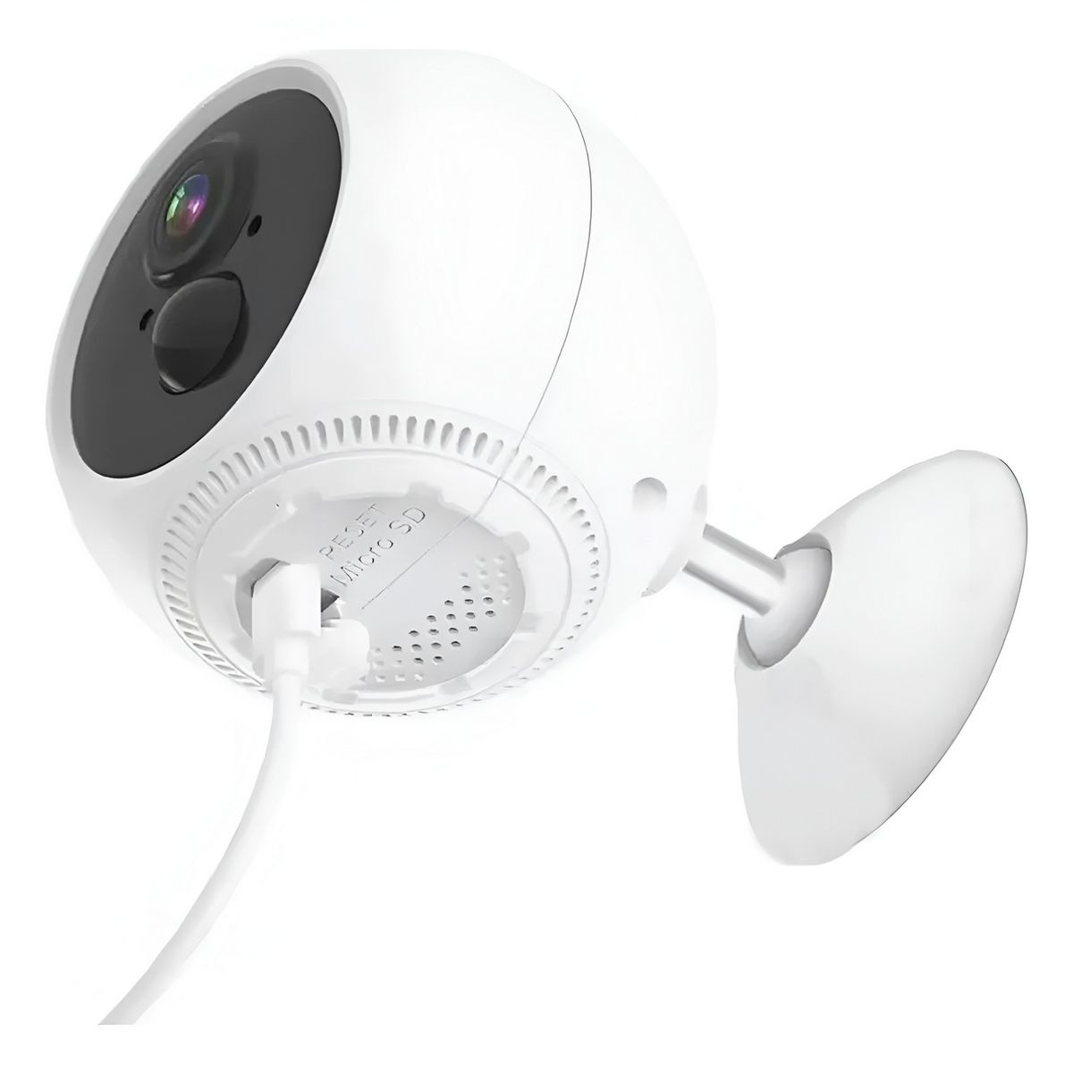 GENERICO - Cámara Seguridad Exterior 3mp Wifi Batería Recargable Ip66