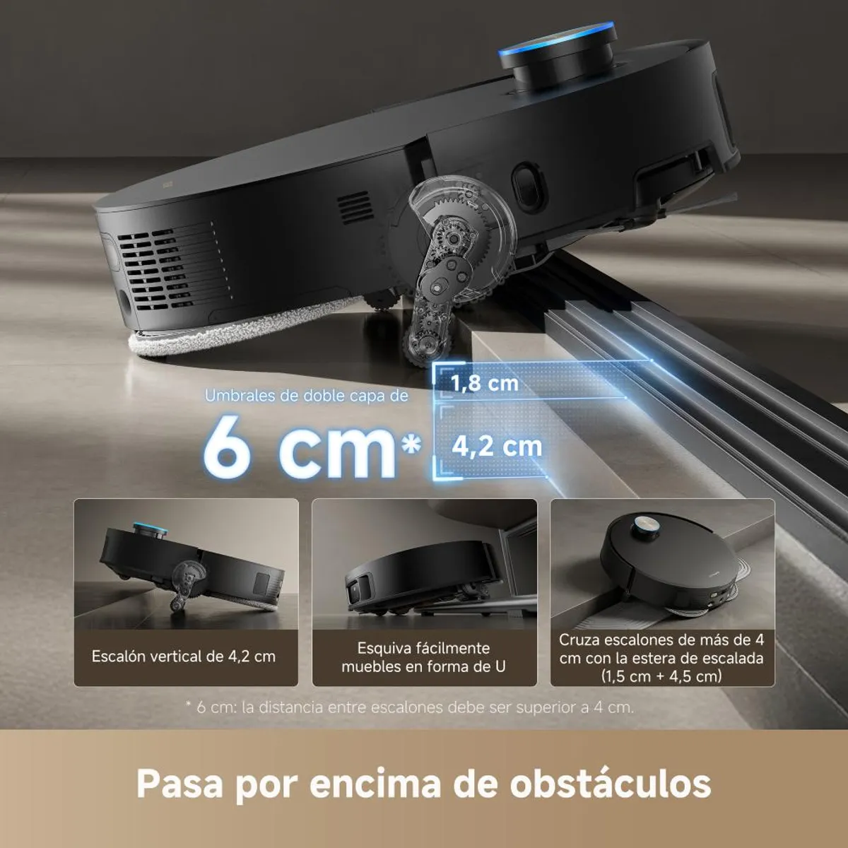 DREAME - Dreame Aspiradora Robot X50 Ultra Complete Succión 20.000pa