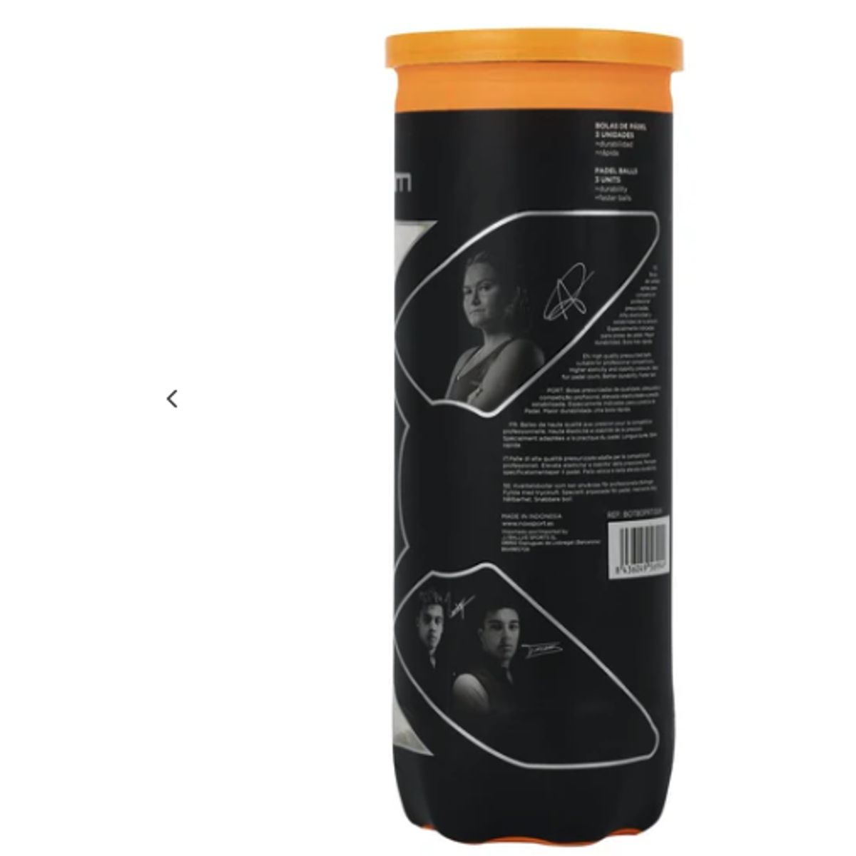 NOX - Pelotas Bolas NOX Pro TITANIUM Padel Tubo 3 Pelotas