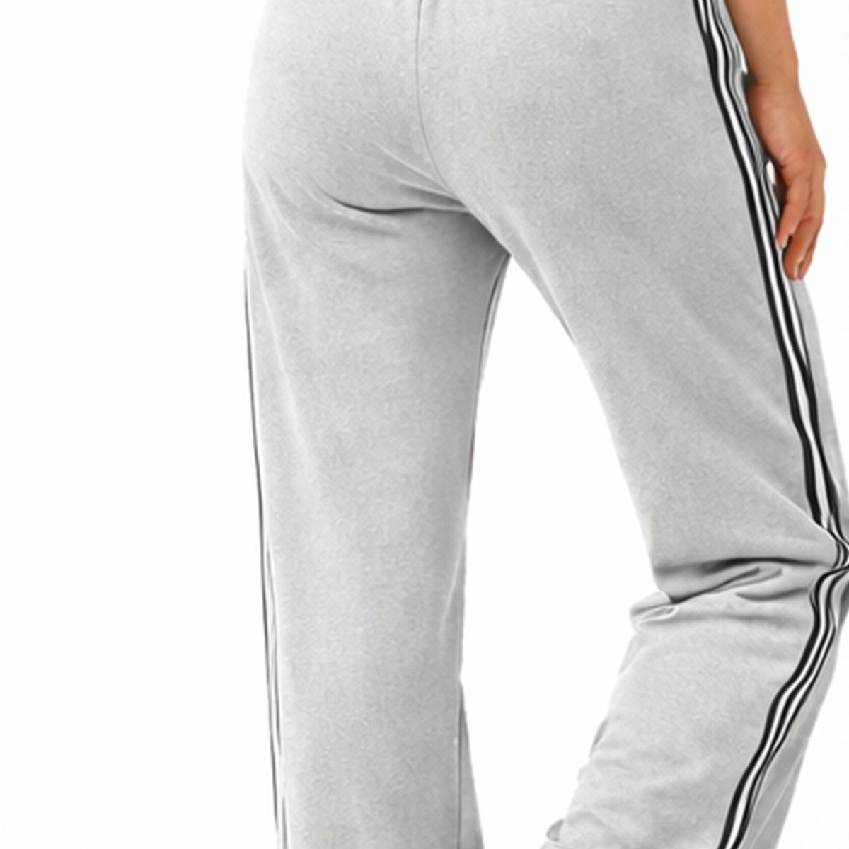 YOGA & GYM - Jogger Deportivo De Pierna Recta Con Franjas Laterales