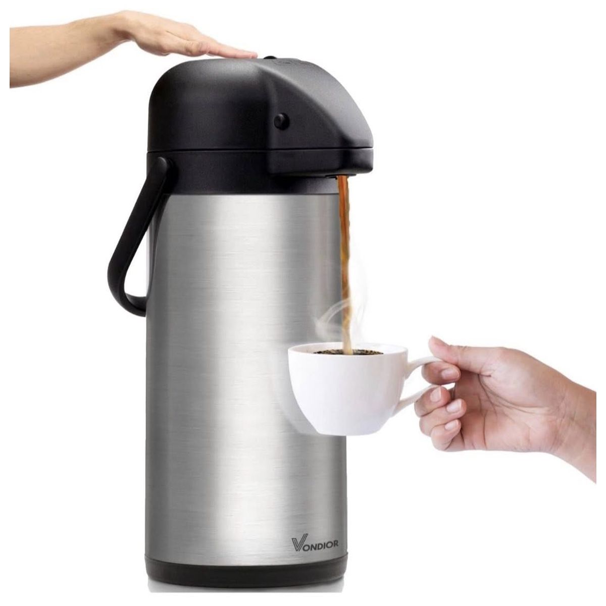 BABARIA - Termo con bomba para bebidas – 3 litros