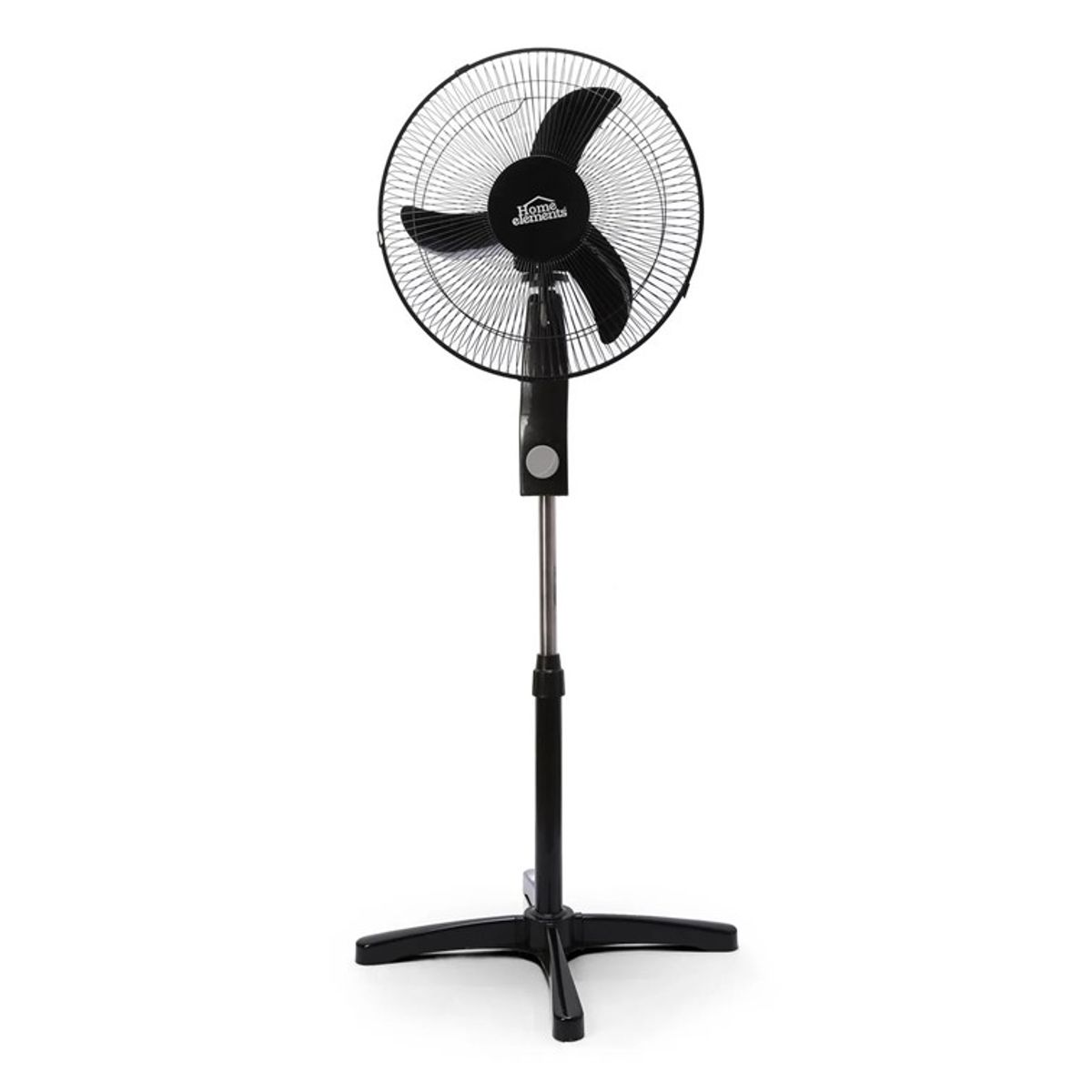 HOME ELEMENTS - Ventilador Home Elements de Pedestal de 16 Pulgadas Color Negro HEVB16N