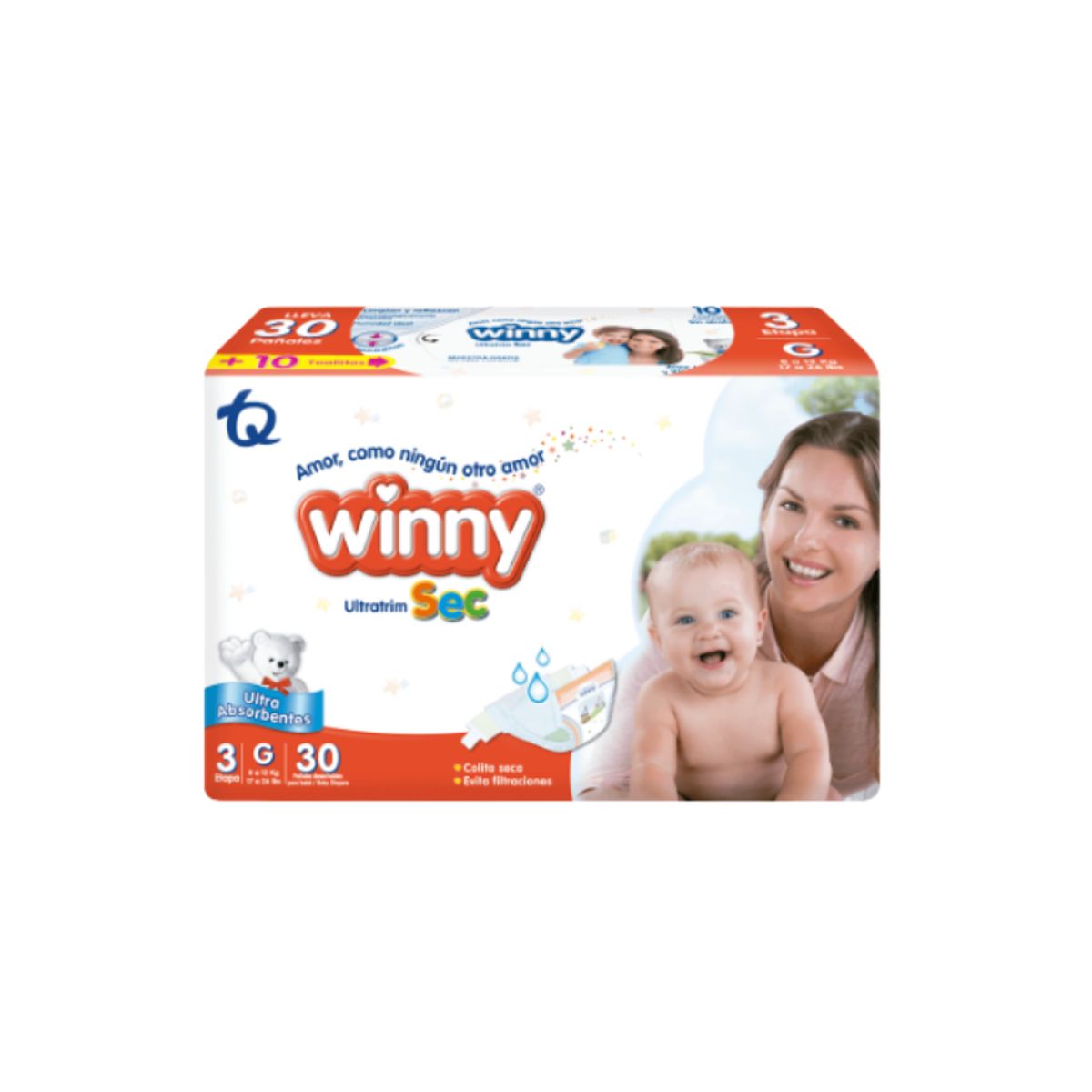 WINNY - Pañales Winny Ultra Sec Etapa 3 x50