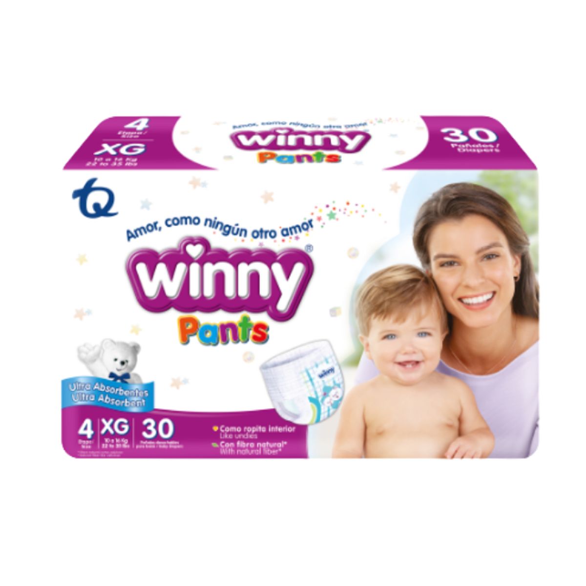 WINNY - Pañal Pants Winny Ultra Sec Etapa 4 x30