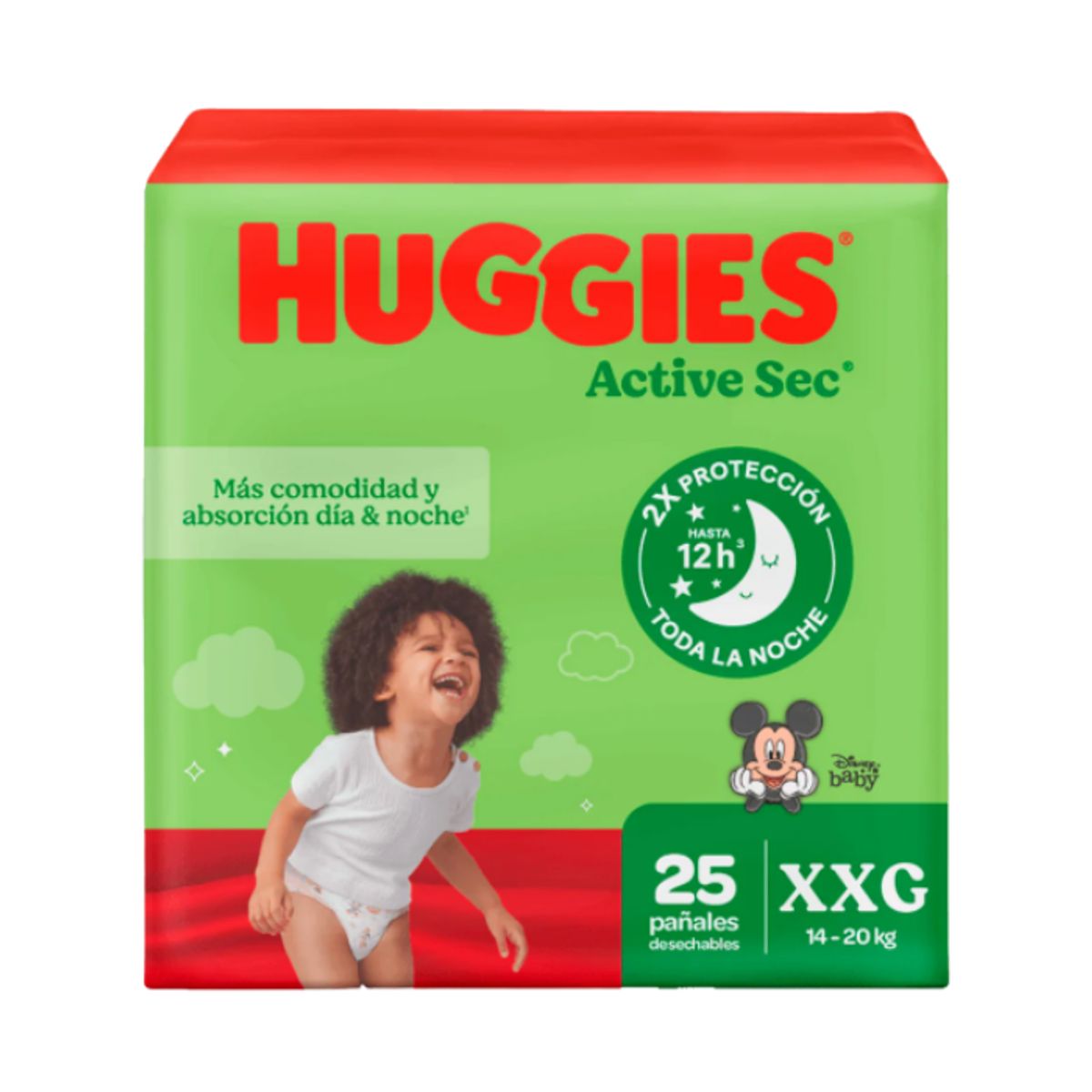 GENERICO - Pañales Huggies Active Sec Etapa 5 x50