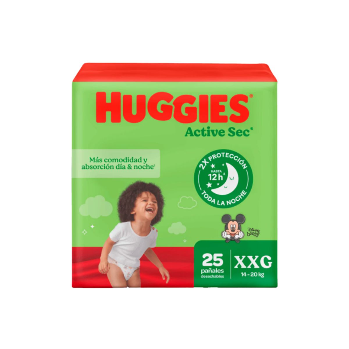 GENERICO - Pañales Huggies Active Sec Etapa 5 x50