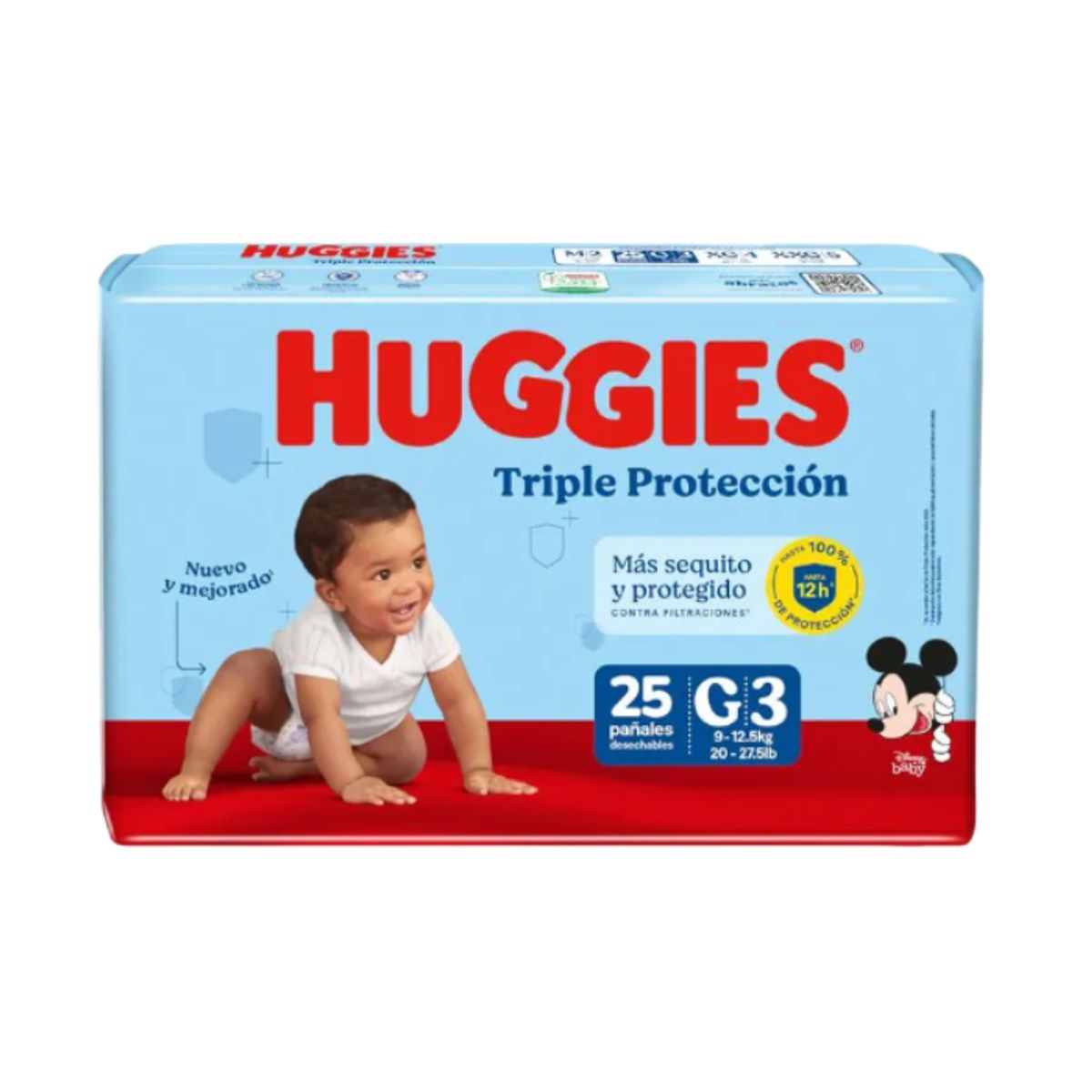 GENERICO - Pañales Huggies Triple Protección Etapa 3 x25