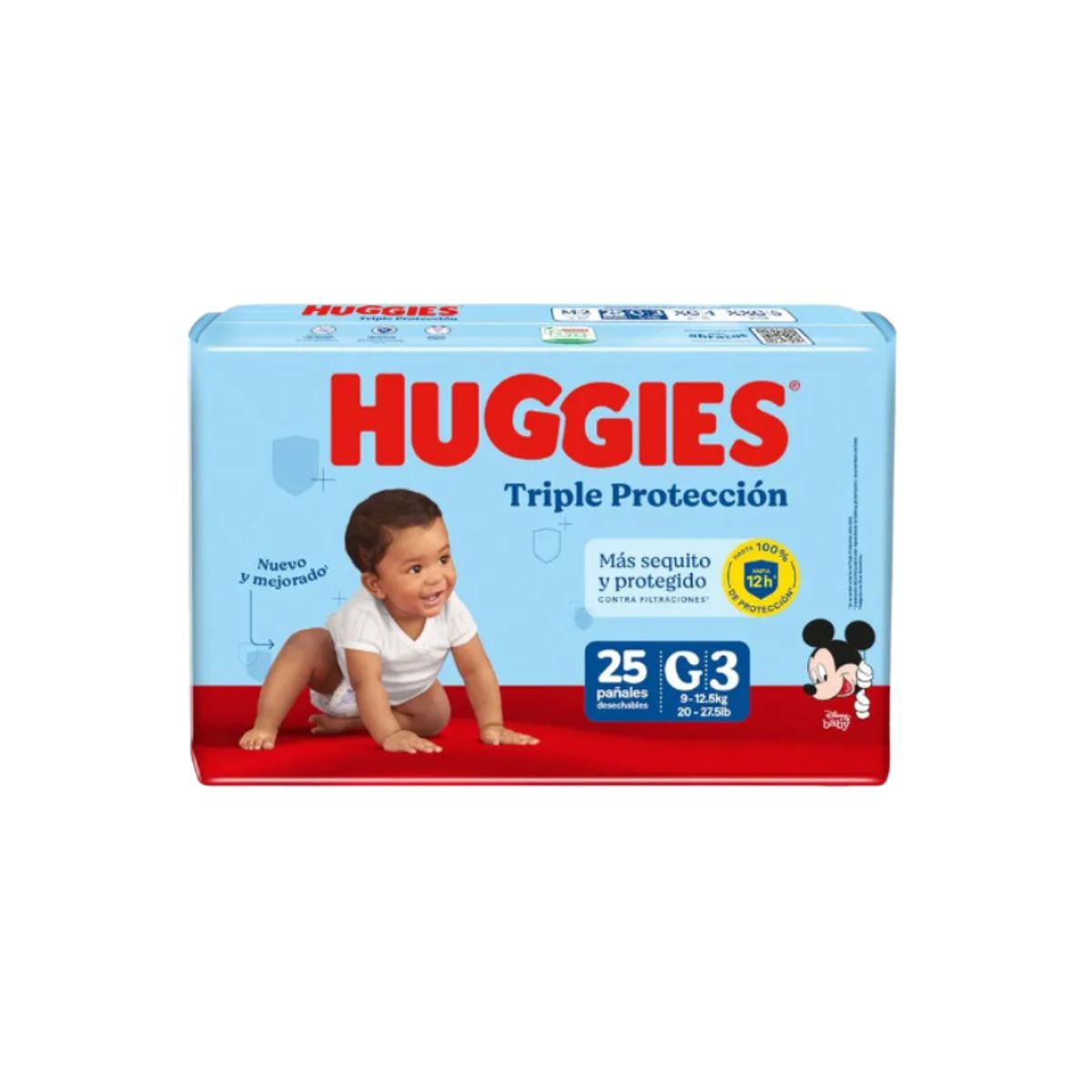 GENERICO - Pañales Huggies Triple Protección Etapa 3 x25