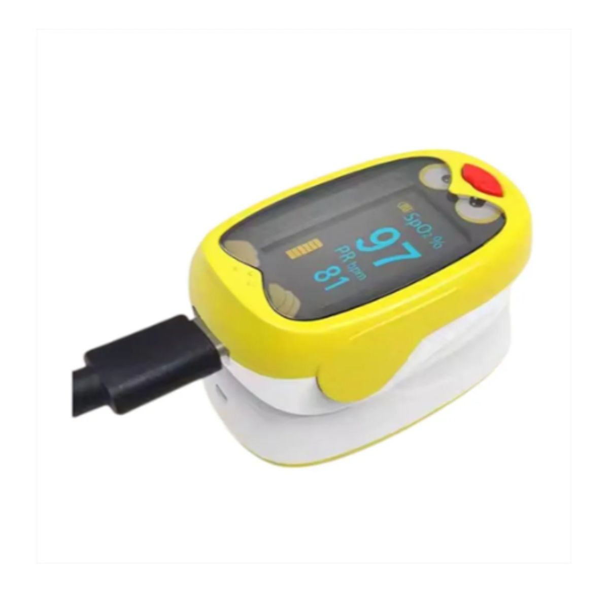 GENERICO - Oxímetro para Niños - Pediátrico Portátil Pantalla Digital Facil Uso