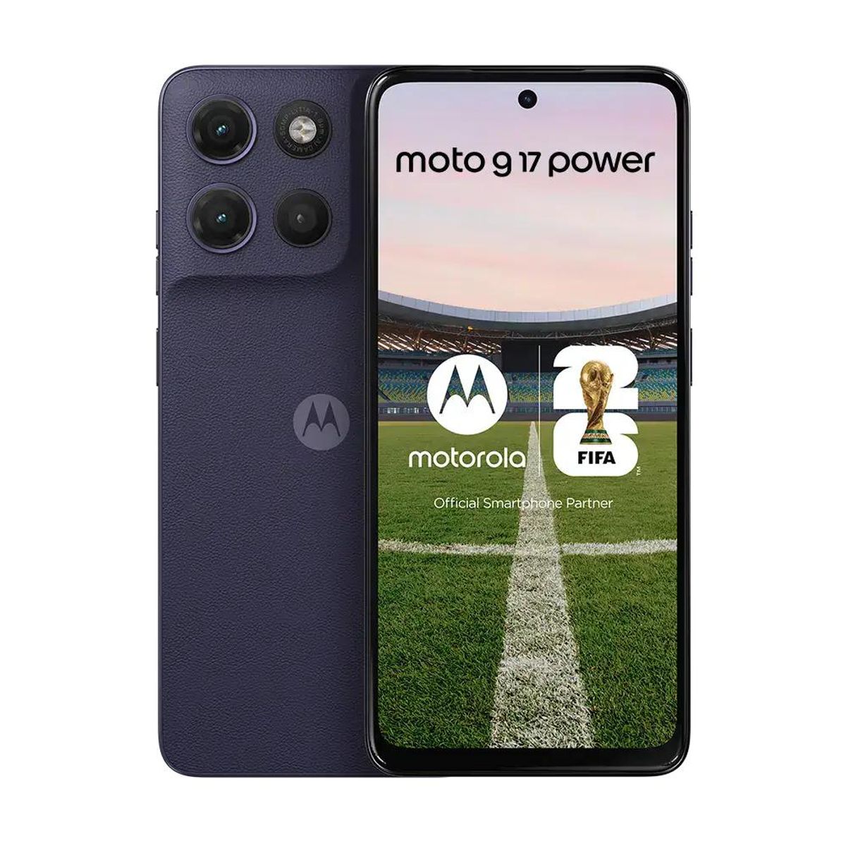 MOTOROLA - Celular Motorola G17 Power 4GB 256GB Azul Arandano