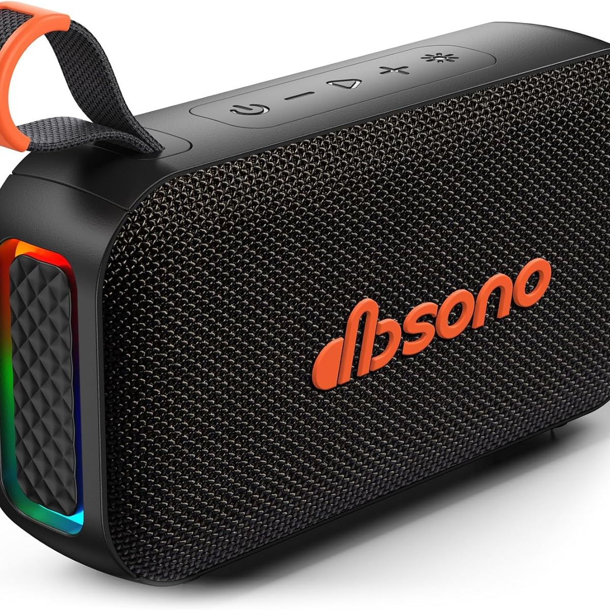 AUDIO PRO - Parlante Bluetooth Portátil 20W Sonido Estéreo  Batería 30H, Resistente al Agua IPX5 con Luces LED
