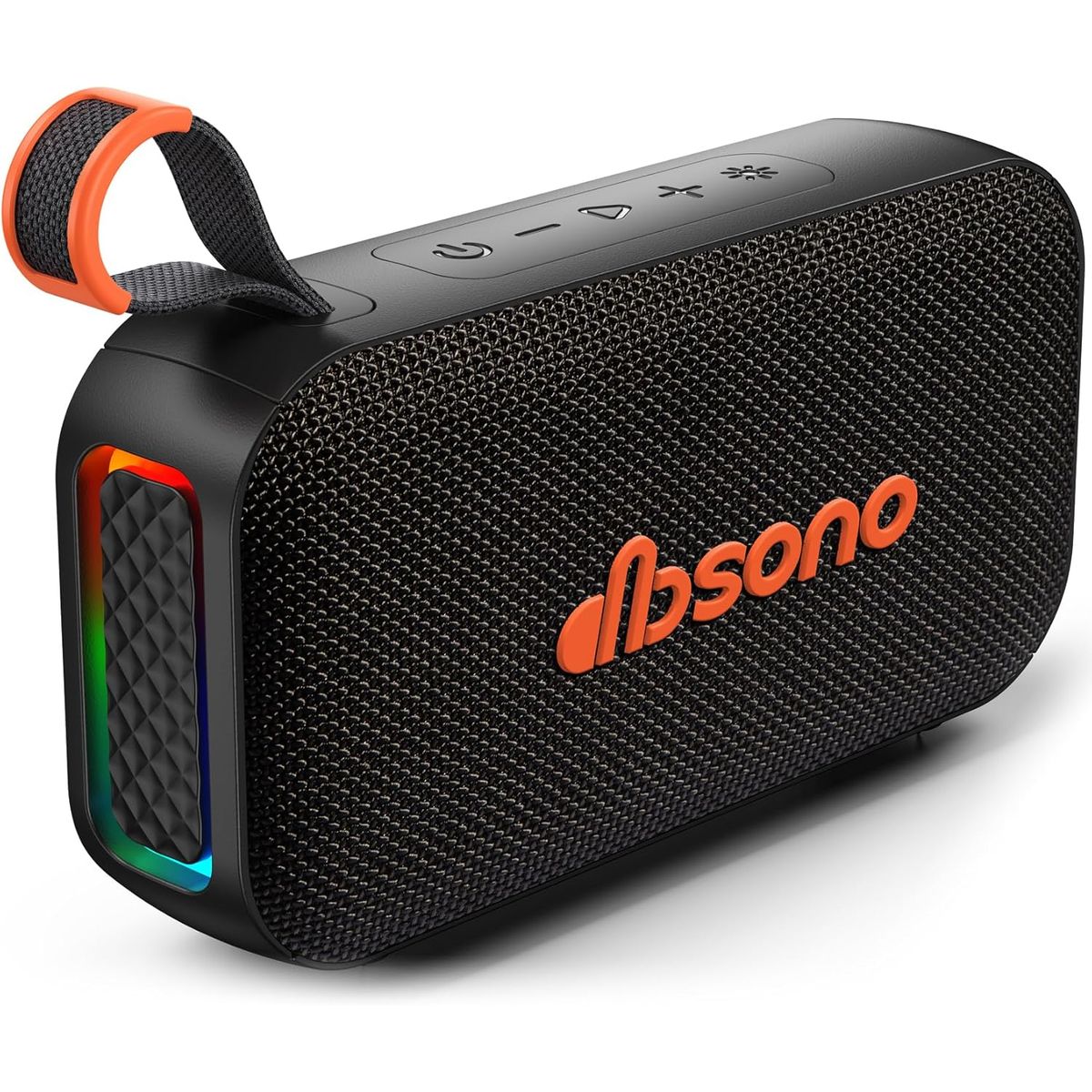AUDIO PRO - Parlante Bluetooth Portátil 20W Sonido Estéreo  Batería 30H, Resistente al Agua IPX5 con Luces LED
