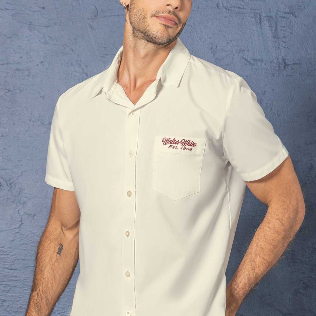 MARKETING PERSONAL - Camisa Hombre Crema Mp 114332