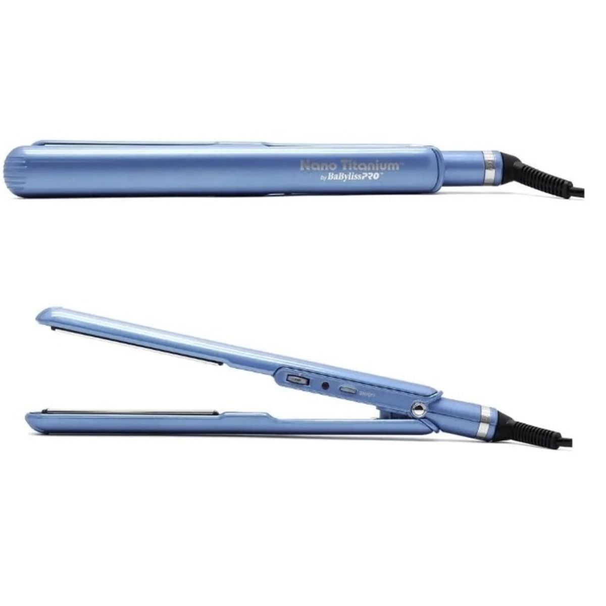 BABYLISS - Plancha de cabello BaBylissPRO Nano Titanium 9557 BABNT9557 azul