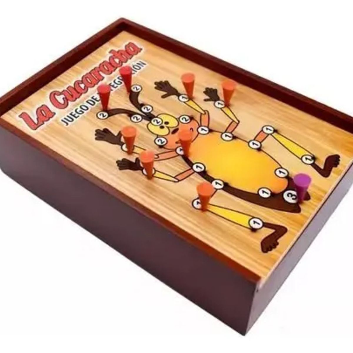 GENERICO - Juego De Integración La Cucaracha En Madera Clasica