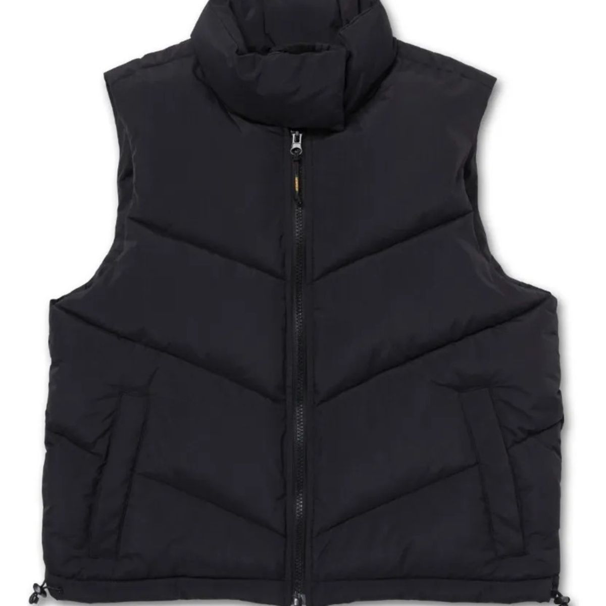CAT - Chaleco CAT Mujer CROPPED PUFFER VEST Negro CAT
