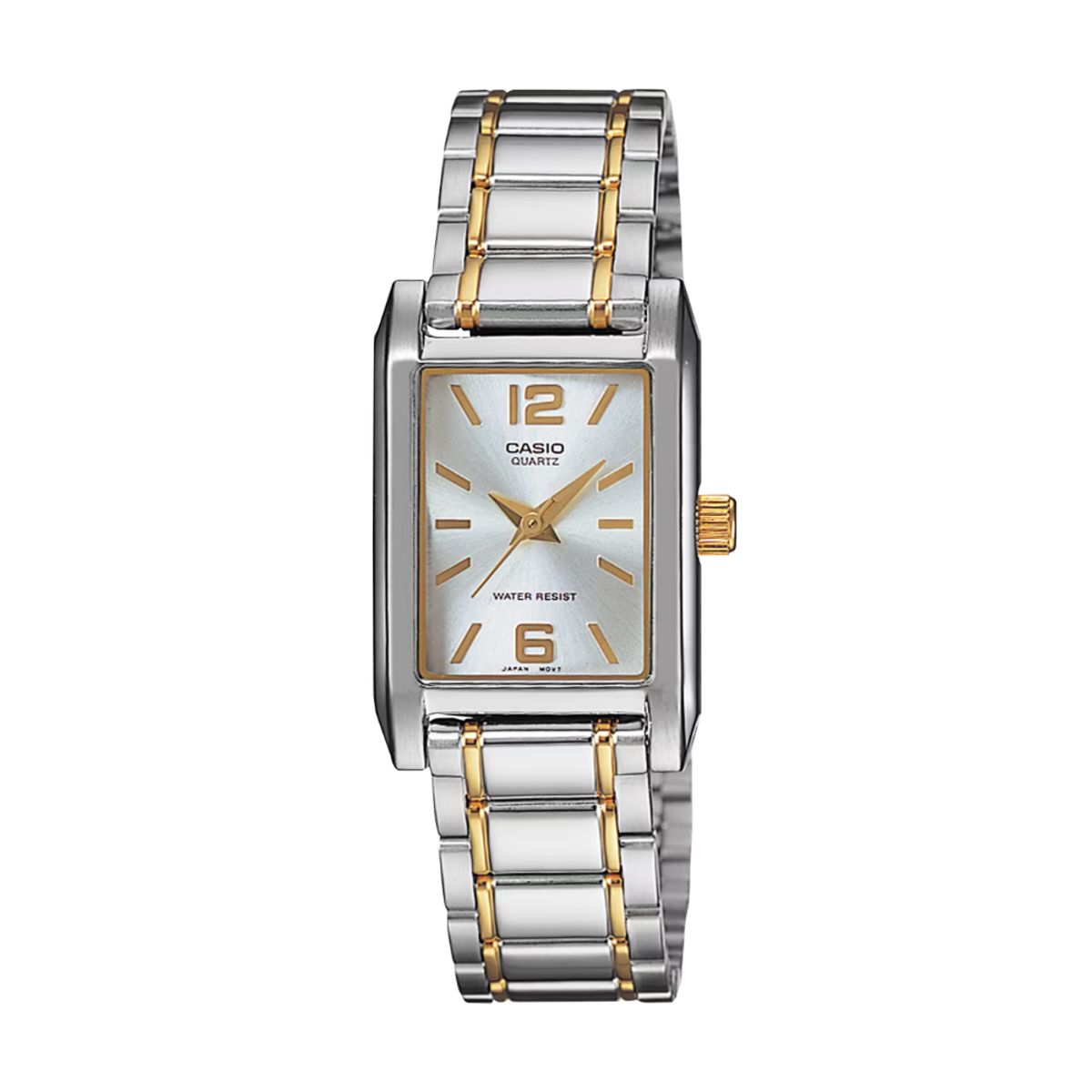 CASIO - Reloj Casio Para Mujer Elegante LTP-1235SG-7A Rectangular Plateado