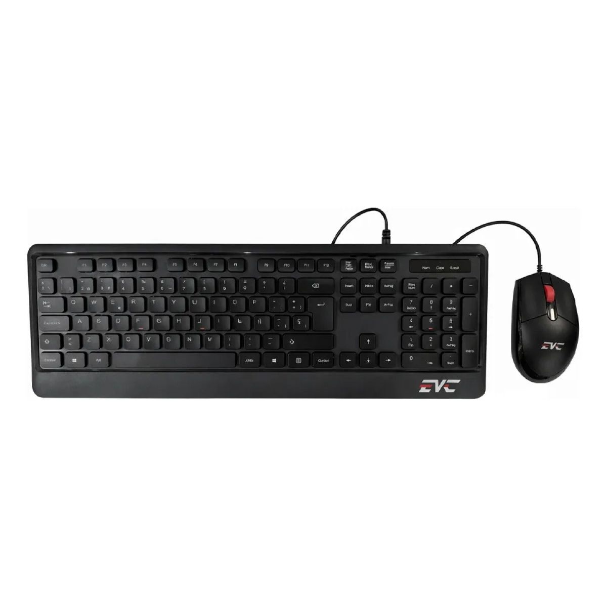 GENERICO - Combo Teclado Y Mouse Evc Km102r Ofimática En Español
