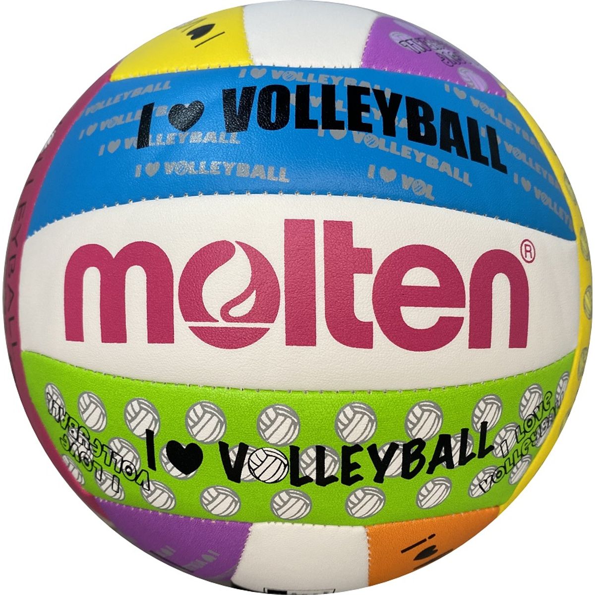 MOLTEN - Balón Voleibol #5 Playa Molten Soft Ms500 II #5, Tacto Suave