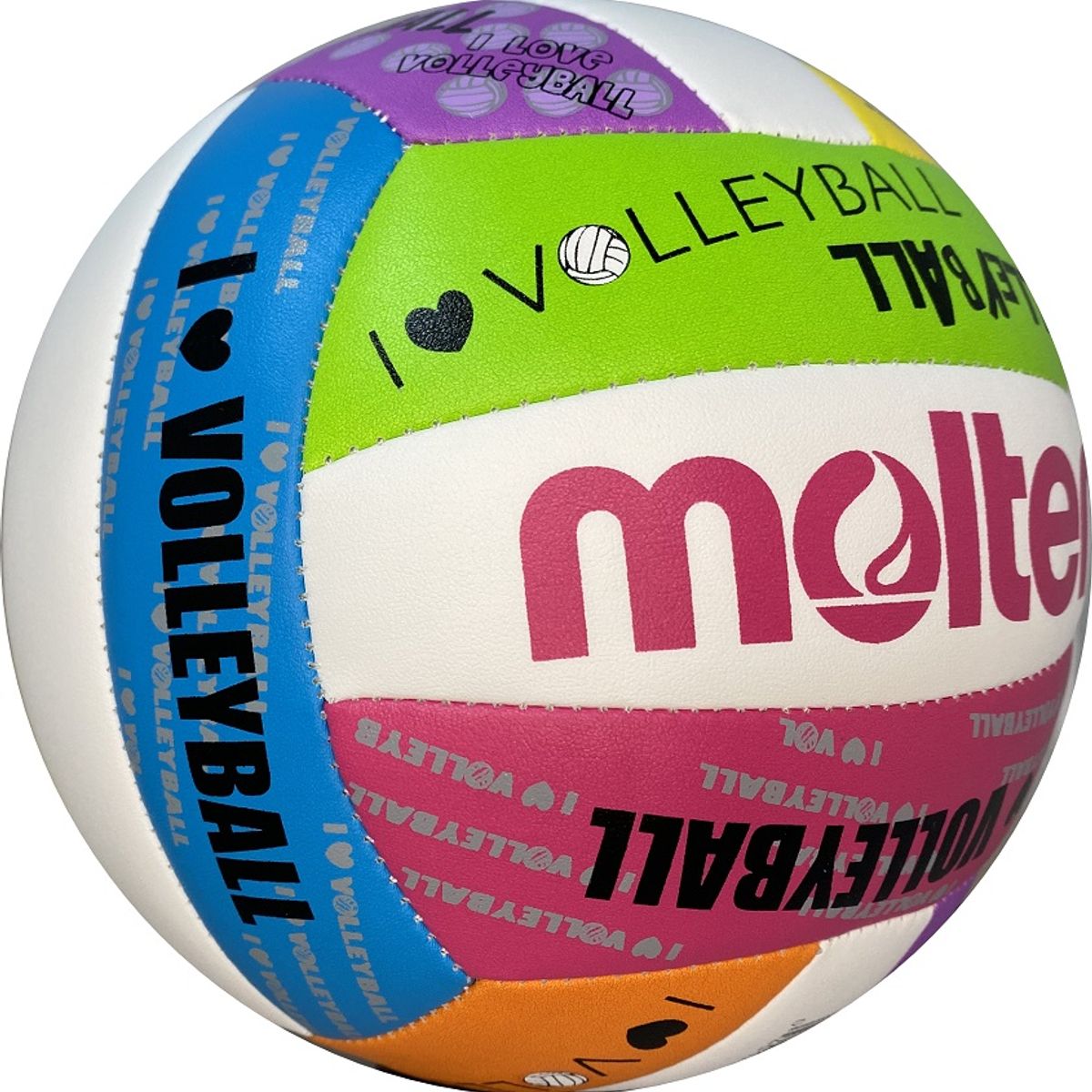 MOLTEN - Balón Voleibol #5 Playa Molten Soft Ms500 II #5, Tacto Suave