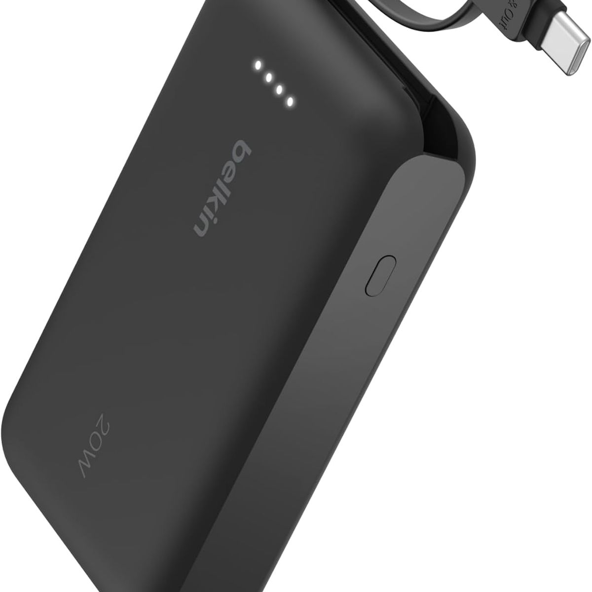 BELKIN - Power Bank Belkin 10.000 mAh 20W USB-C con Cable Integrado – Carga Rápida Portátil