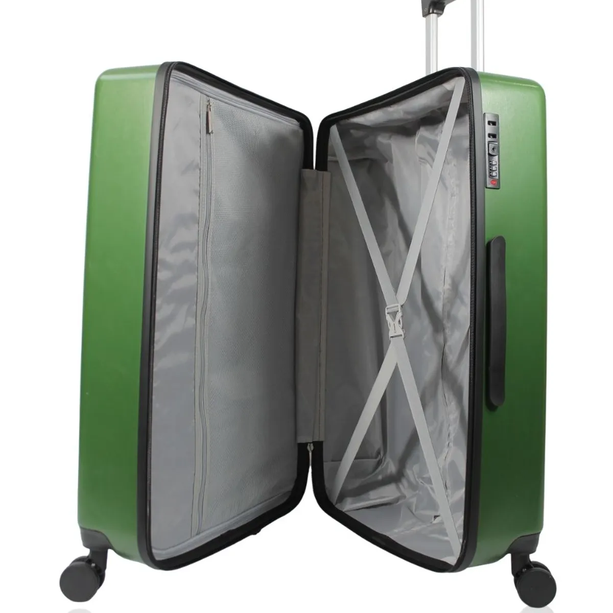 EXPLORA MALETAS - Maleta Rígida Grande Flieger New Verde - 28 kg