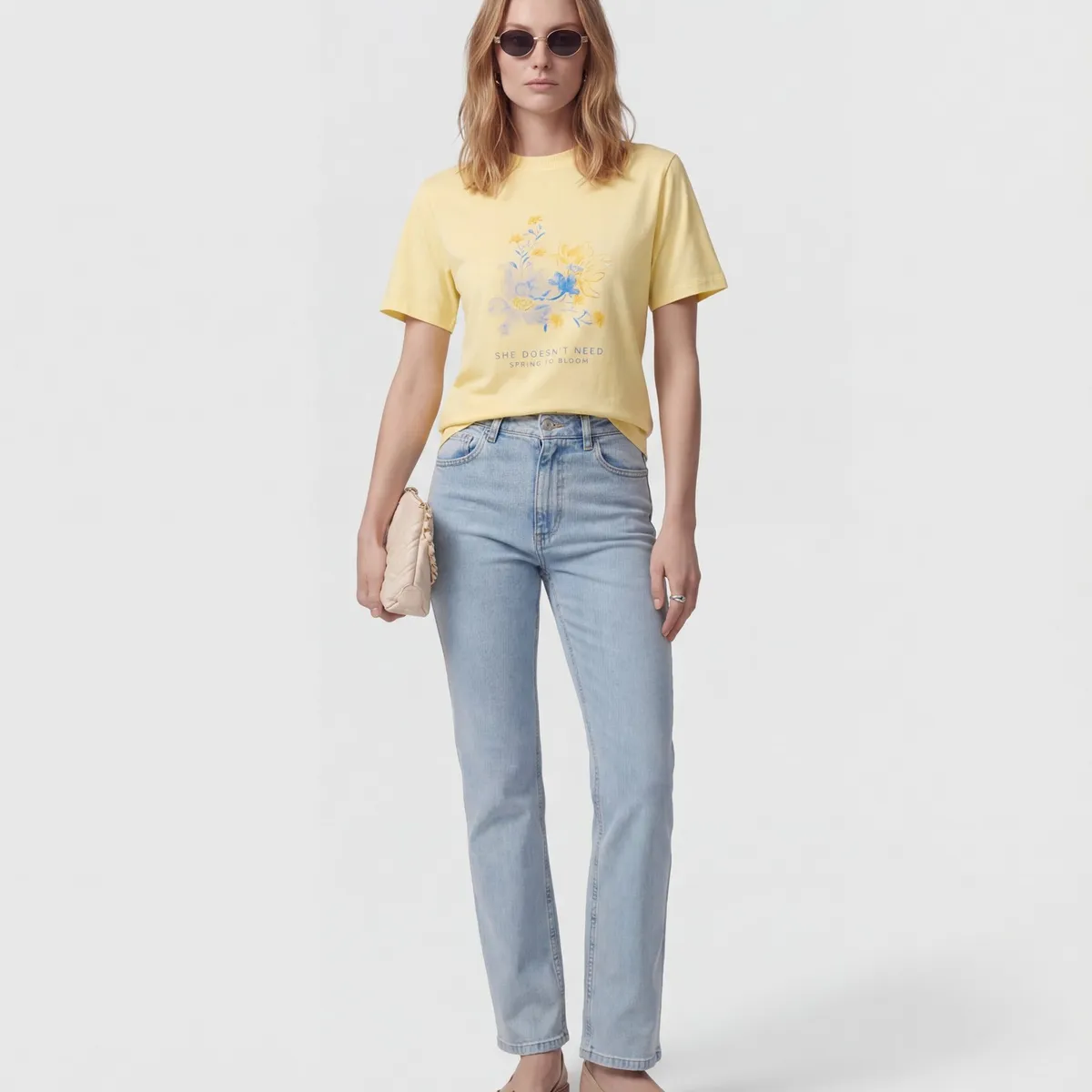 PATPRIMO - Jean  Para Mujer Straight Color Azul Marca Patprimo #30168123